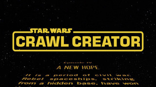 Star Wars Crawl Creator