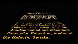 Star Wars: Episode III Revenge of the Sith - Opening Crawl