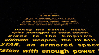 Star Wars: Episode IV A New Hope - Opening Crawl
