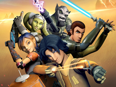 The Ghost crew from Star Wars Rebels