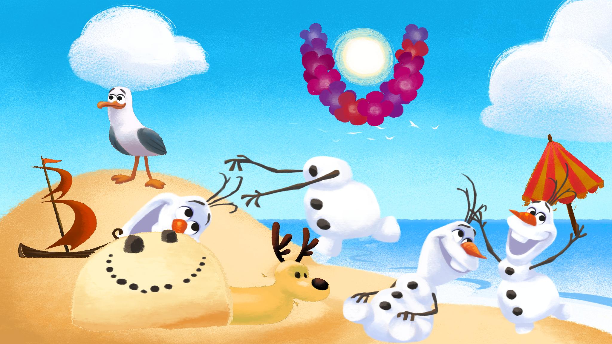 Olaf’s Summer Sticker Spree | Disney Games