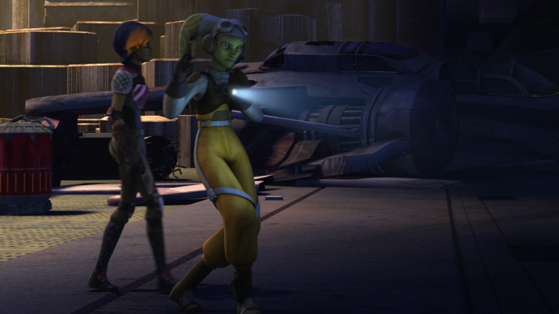 Star Wars Rebels Hera And Sabine Alone In The Dark Star Wars Rebels 2452