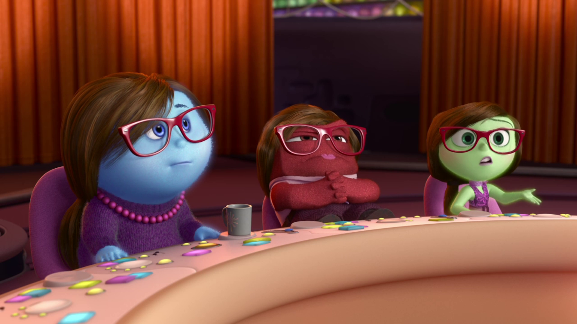 inside out the movie the text to ally