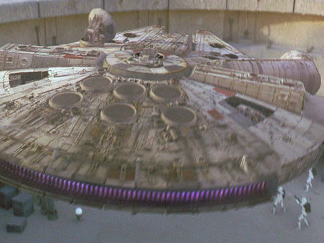 From Concept to Screen: The Millennium Falcon