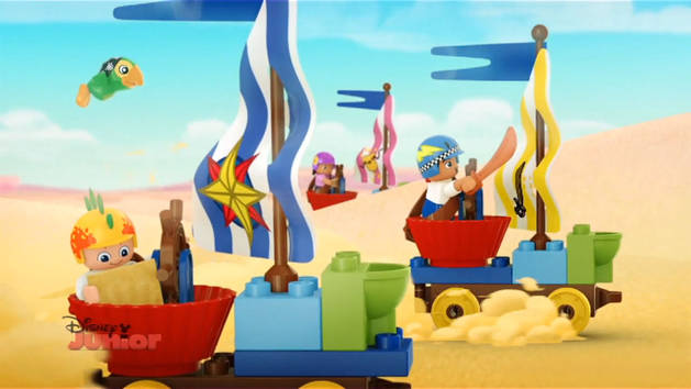 Jake's Buckaneer Blast - The Golden Pirate Pyramid | Jake and The Never
