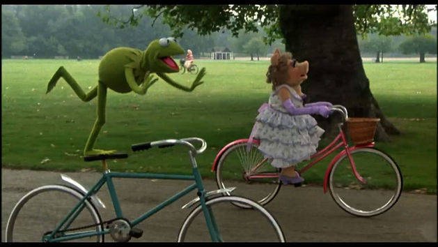 Bicycle Scene The Great Muppet Caper Clip