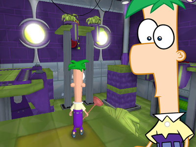 phineas and ferb 3d game transport inators of doom