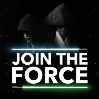 Let's pass on the lightsaber together! Join the Force now.
