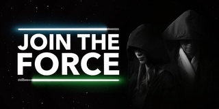 Let's pass on the lightsaber together! Join the Force now.