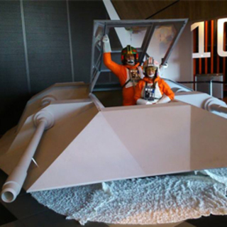 Meet the man who built a snowspeeder in his garage