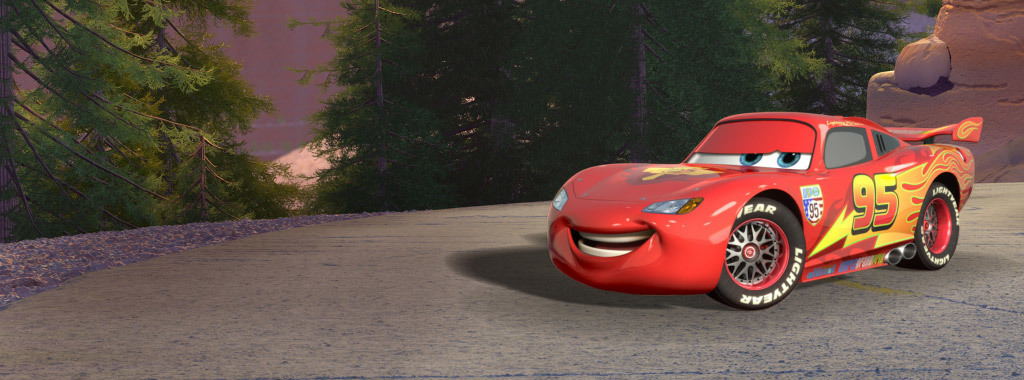 lightning mcqueen driving