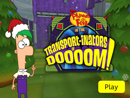 phineas and ferb transport inators of doom game