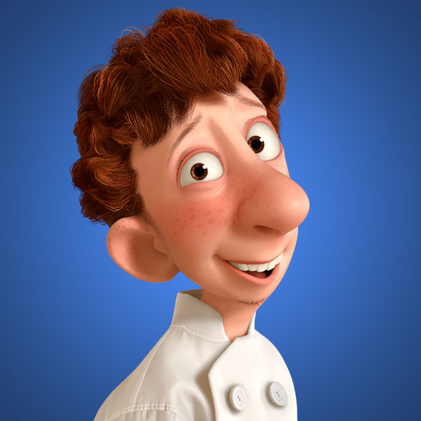 Linguini from Ratatouille works for a Turkish security detail these