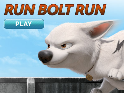 Bolt movie disney games