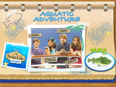 deck suite aquatic adventure disney game channel