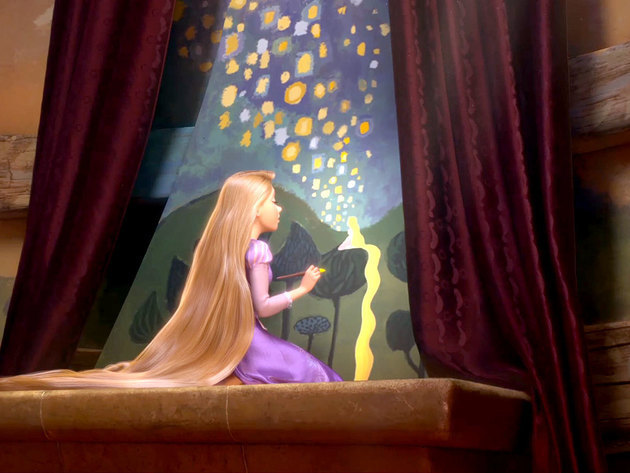 Rapunzel believes in her dream and wants to show the world that it can come true.