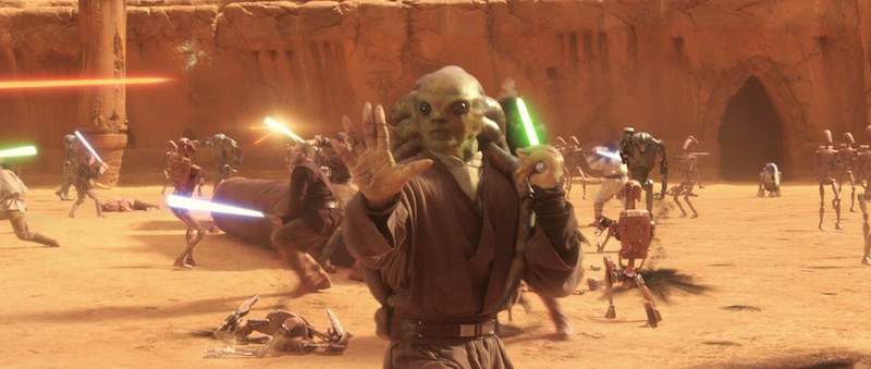 star wars kit fisto death