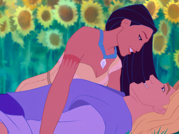 Falling in love is its own adventure for Pocahontas and John Smith.