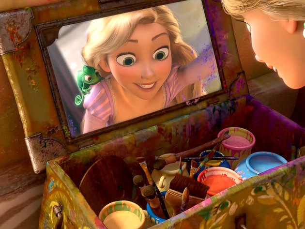 Rapunzel’s positive attitude adds color to everything she touches.