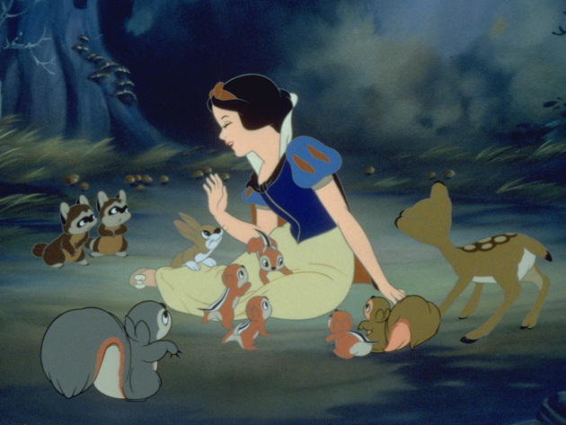 Snow White believes in being kind to all creatures.