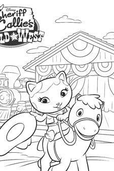 Sheriff Callie Colouring Page | Disney Junior | Singapore