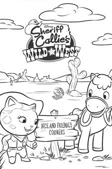 Sheriff Callie Colouring Page | Disney Junior | Philippines