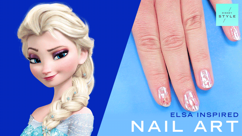 7. Elsa Nail Art Designs for Beginners - wide 3