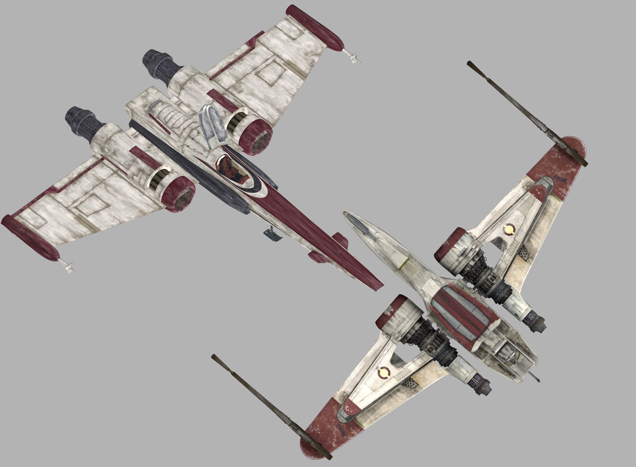Z95 Headhunter and ARC170 Starfighters Star wars vehicles, Star