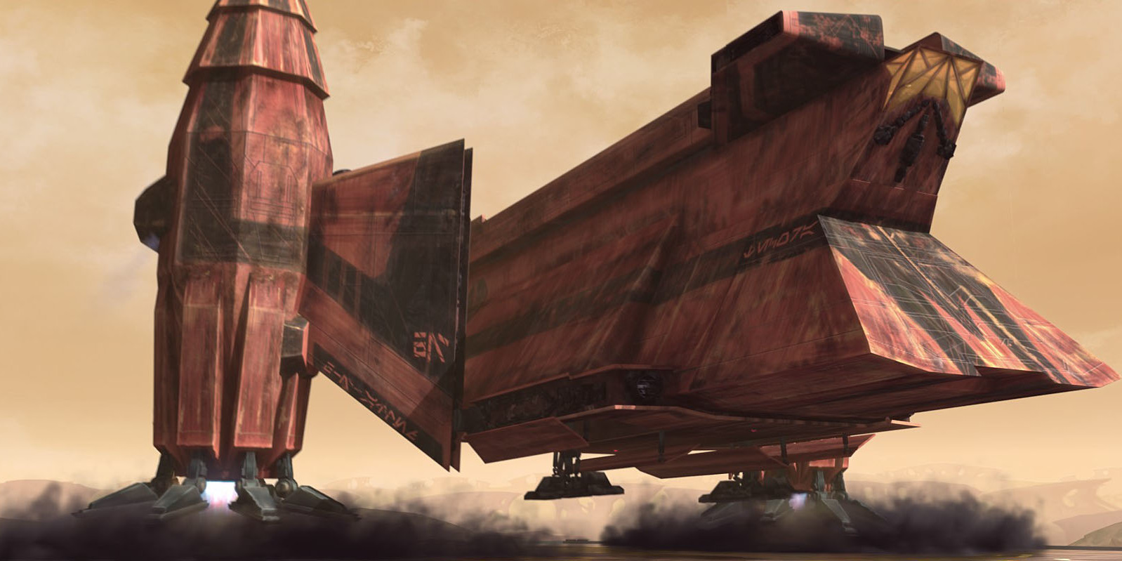 Auroreclass freighter (landing gear) Star wars ships, Star wars